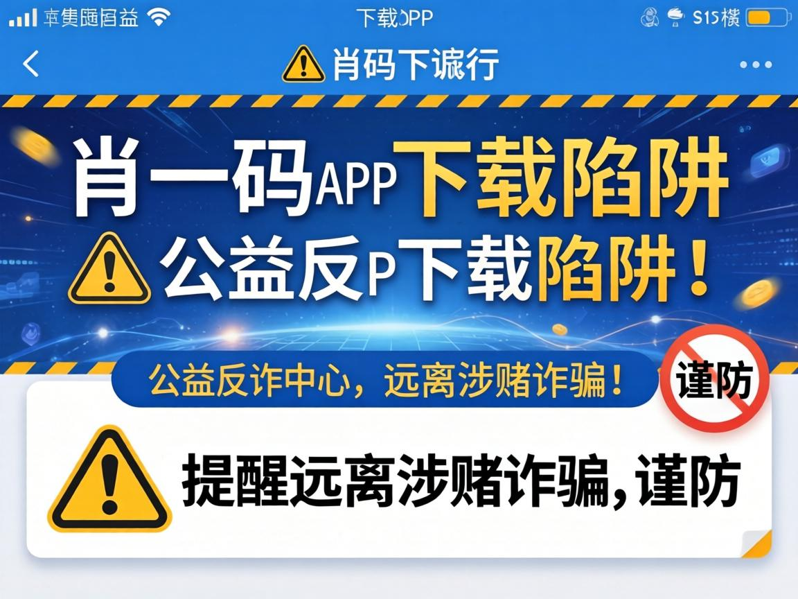 警惕一肖一码app下载陷阱,公益反诈中心提醒远离涉赌诈骗