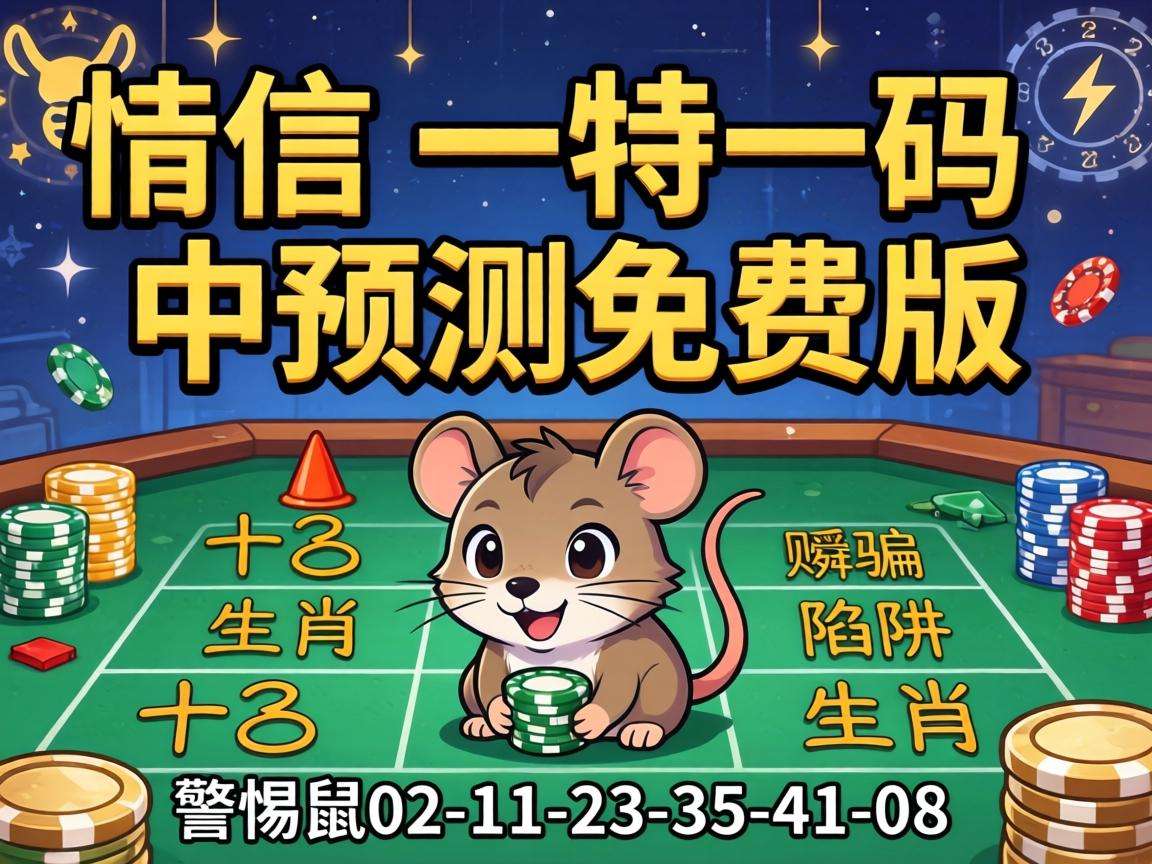 别信“澳门一特一码一中预测免费版”骗局 警惕鼠02-11-23-35-41-08:T12生肖赌博诈骗风险警示