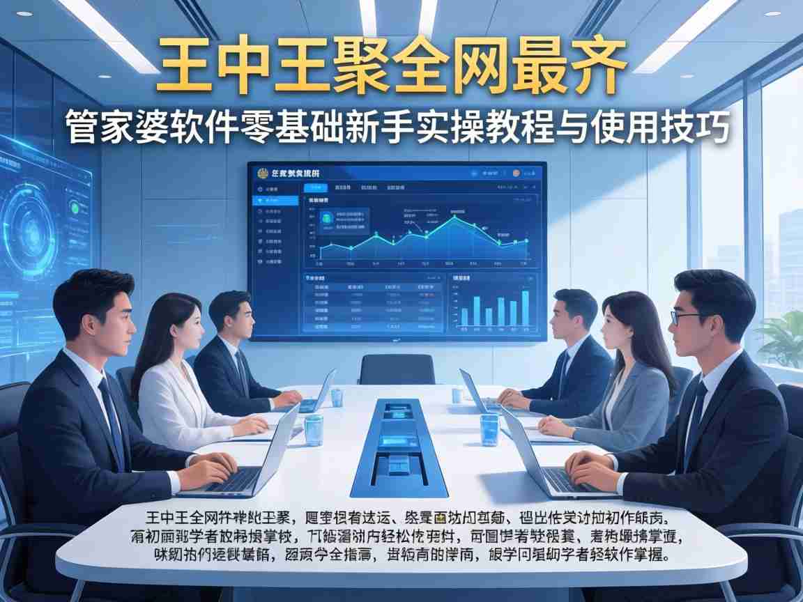 王中王一聚集全网最齐 管家婆软件零基础新手实操教程与使用技巧