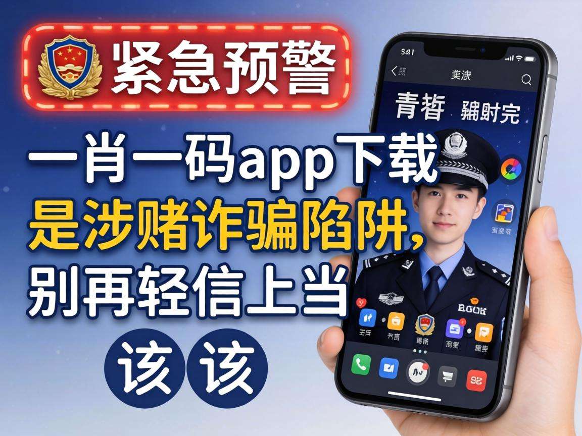 警方紧急预警：“一肖一码app下载”是涉赌诈骗陷阱，别再轻信上当