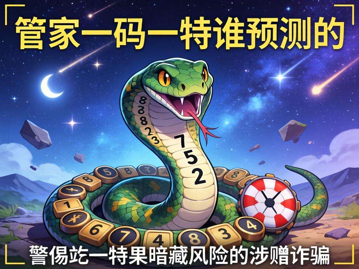 梦见蛇形选号暗藏风险？警惕“澳门管家一码一特谁预测的”涉赌诈骗