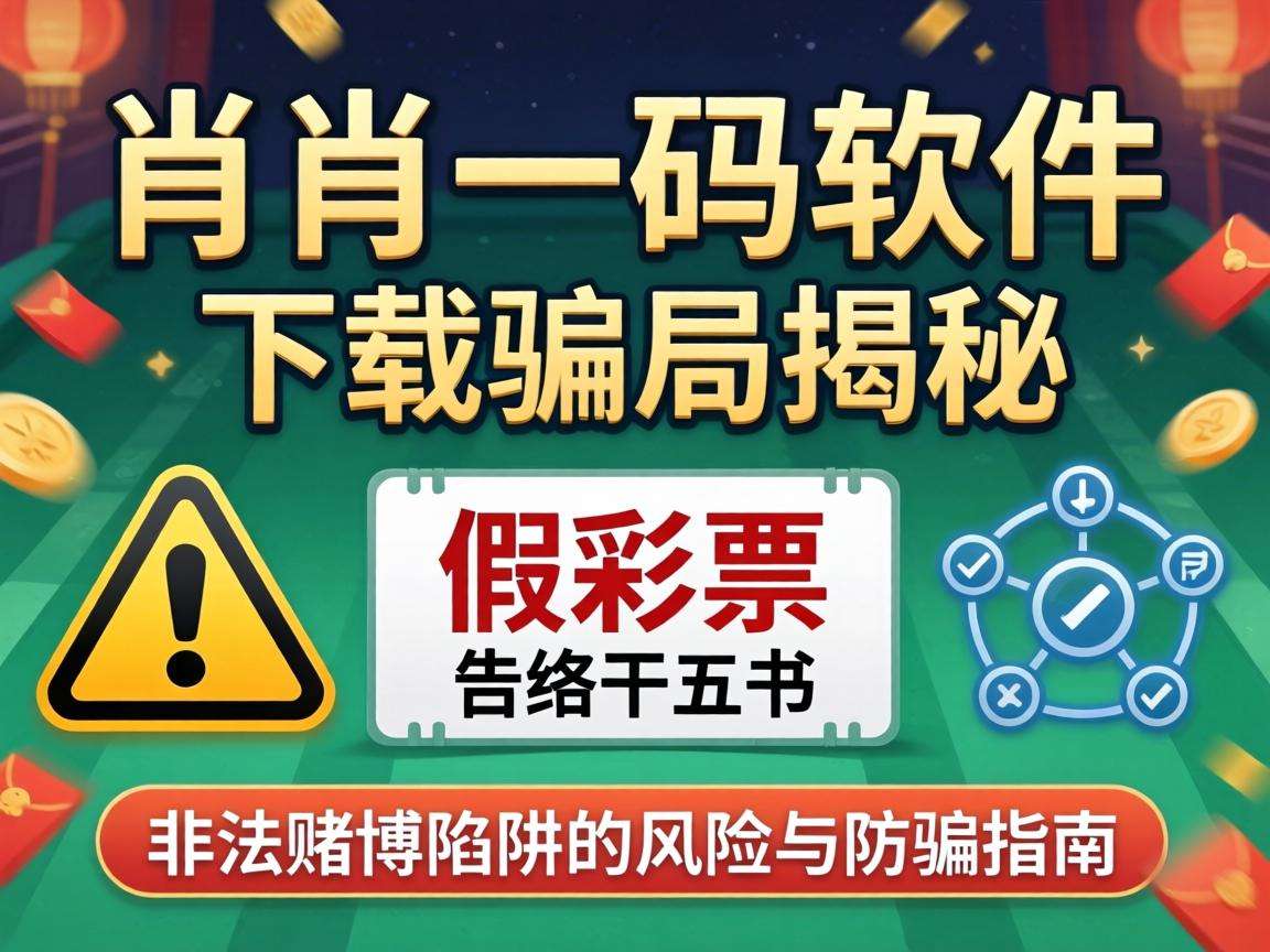 澳门一肖一码软件下载骗局揭秘:非法赌博陷阱的风险与防骗指南