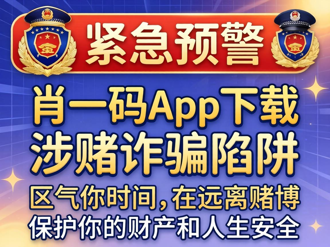 警方紧急预警：一肖一码app下载是涉赌诈骗陷阱