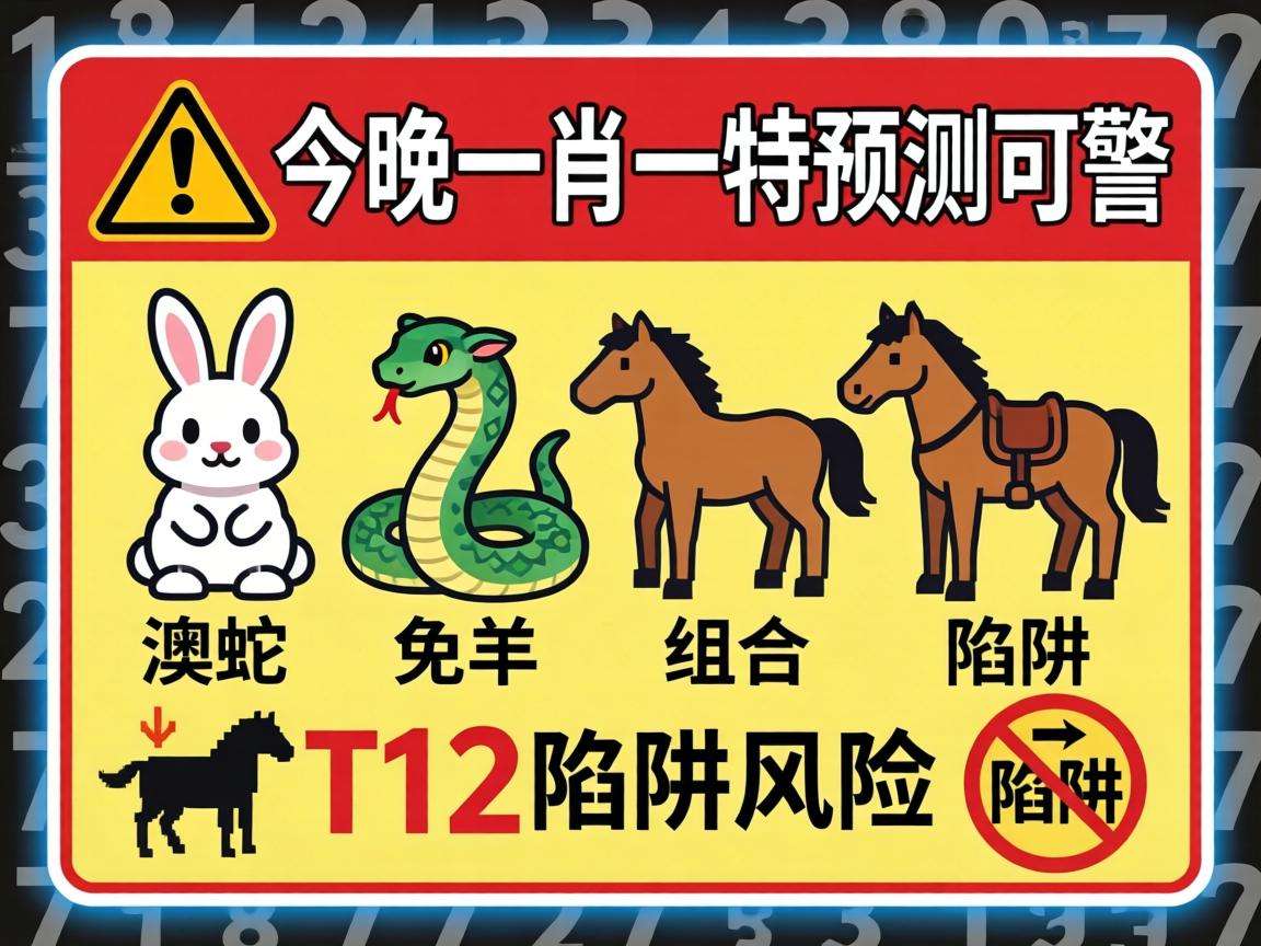 别信“新澳今晚一肖一特预测和”骗局:兔蛇马羊组合T12数字组合陷阱风险警示