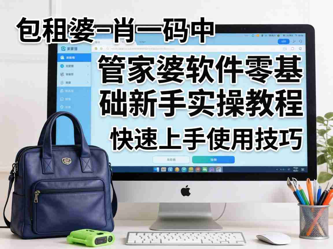 包租婆一肖一码中 管家婆软件零基础新手实操教程 快速上手使用技巧