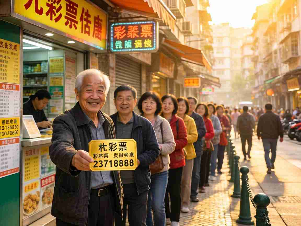澳门买彩票去哪里买?梦见街头彩票站排长队,老掌柜递来金色号码牌