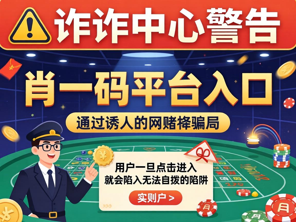 公安部反诈中心预警：一肖一码平台入口是涉赌诈骗陷阱